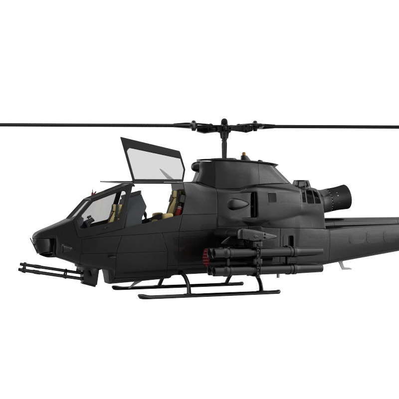 Helicopter Bell AH1 Cobra 3D model_4