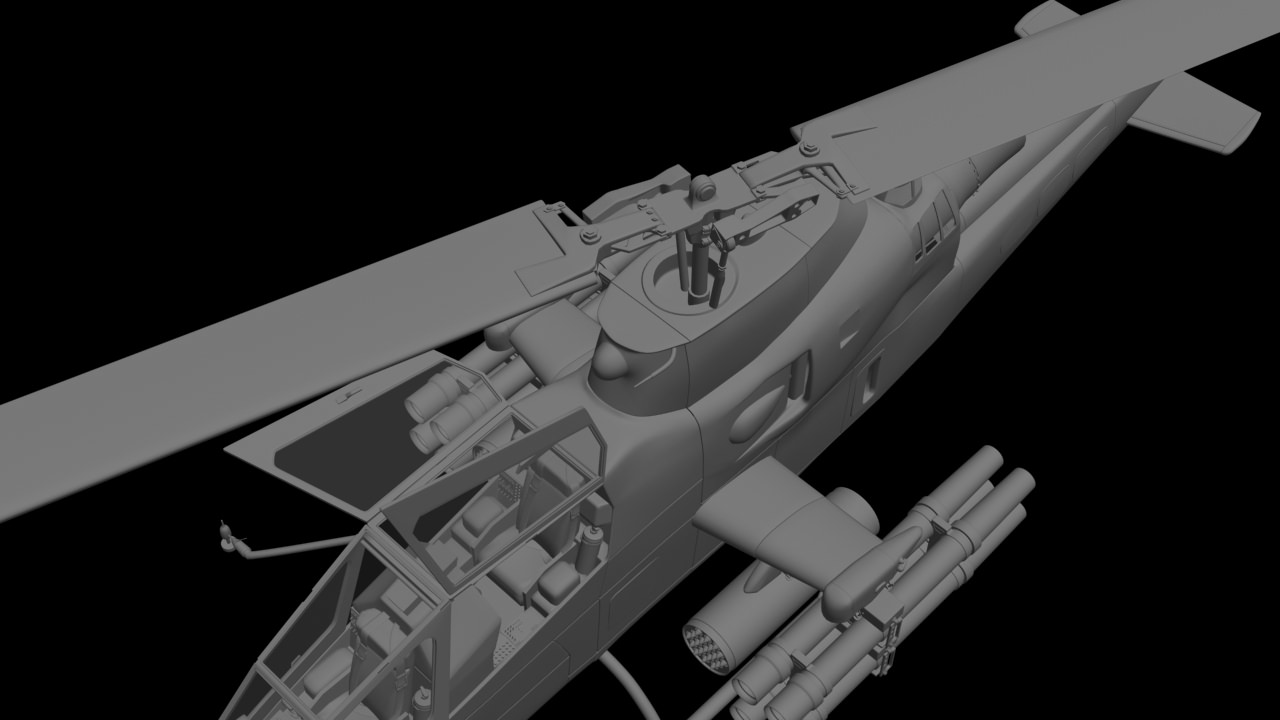 Helicopter Bell AH1 Cobra 3D model_16