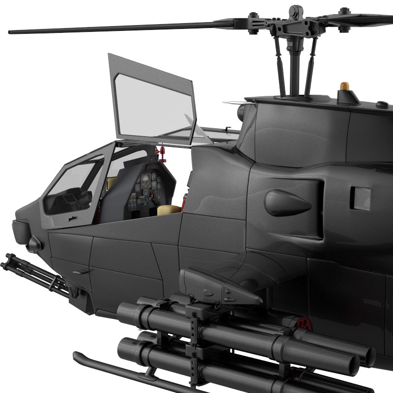 Helicopter Bell AH1 Cobra 3D model_11