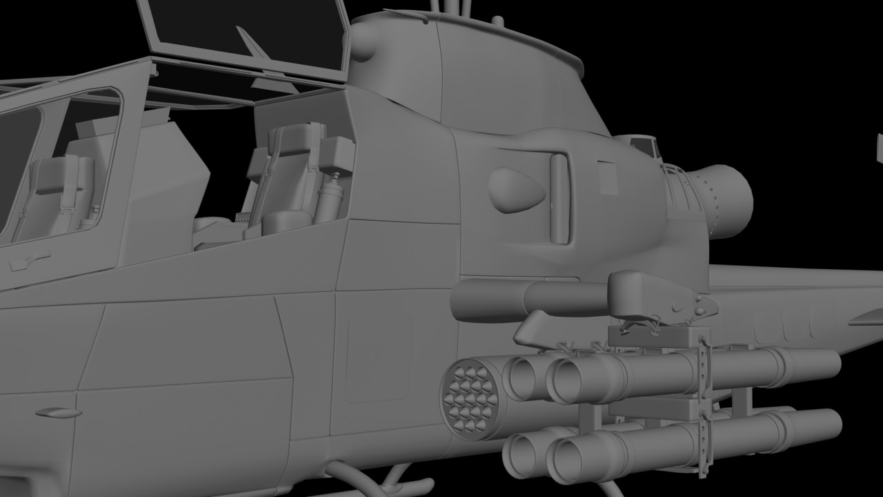 Helicopter Bell AH1 Cobra 3D model_17