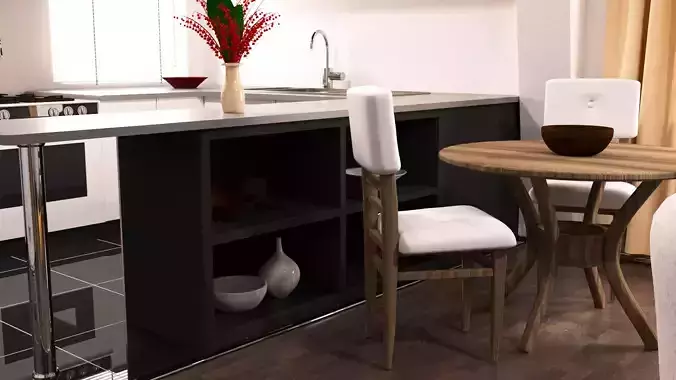 Full Modern Apartment Interior