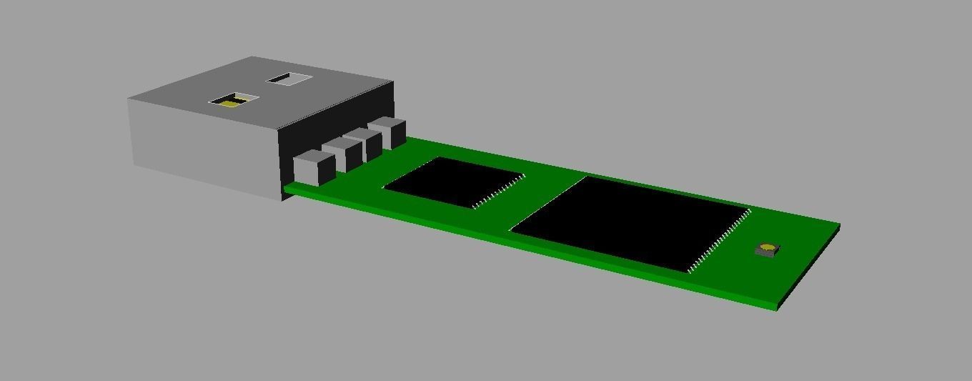 Realistic Usb Pendrive 3D model | CGTrader