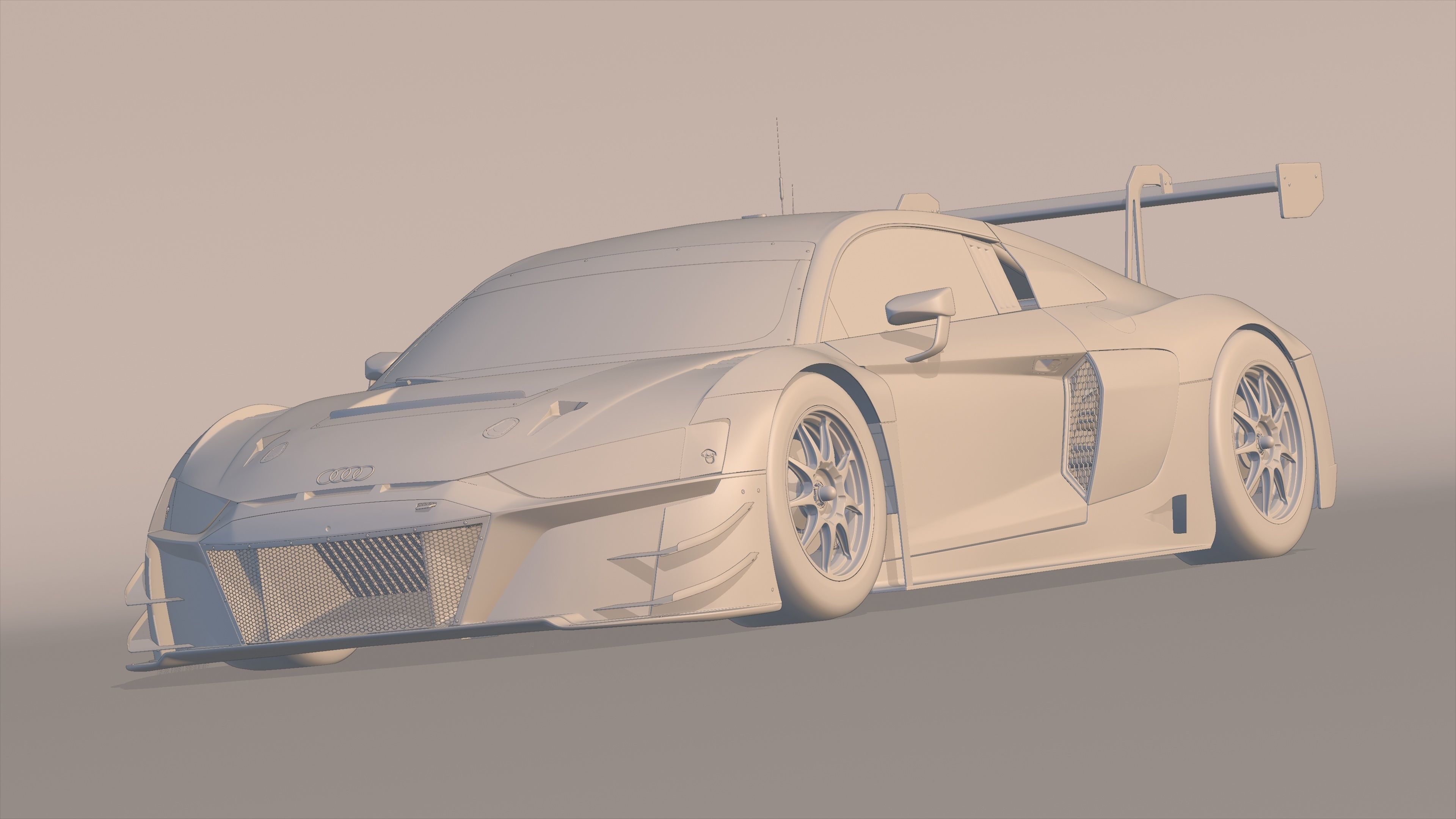 Audi R8 LMS 2019 EVO GT3 3D model_11