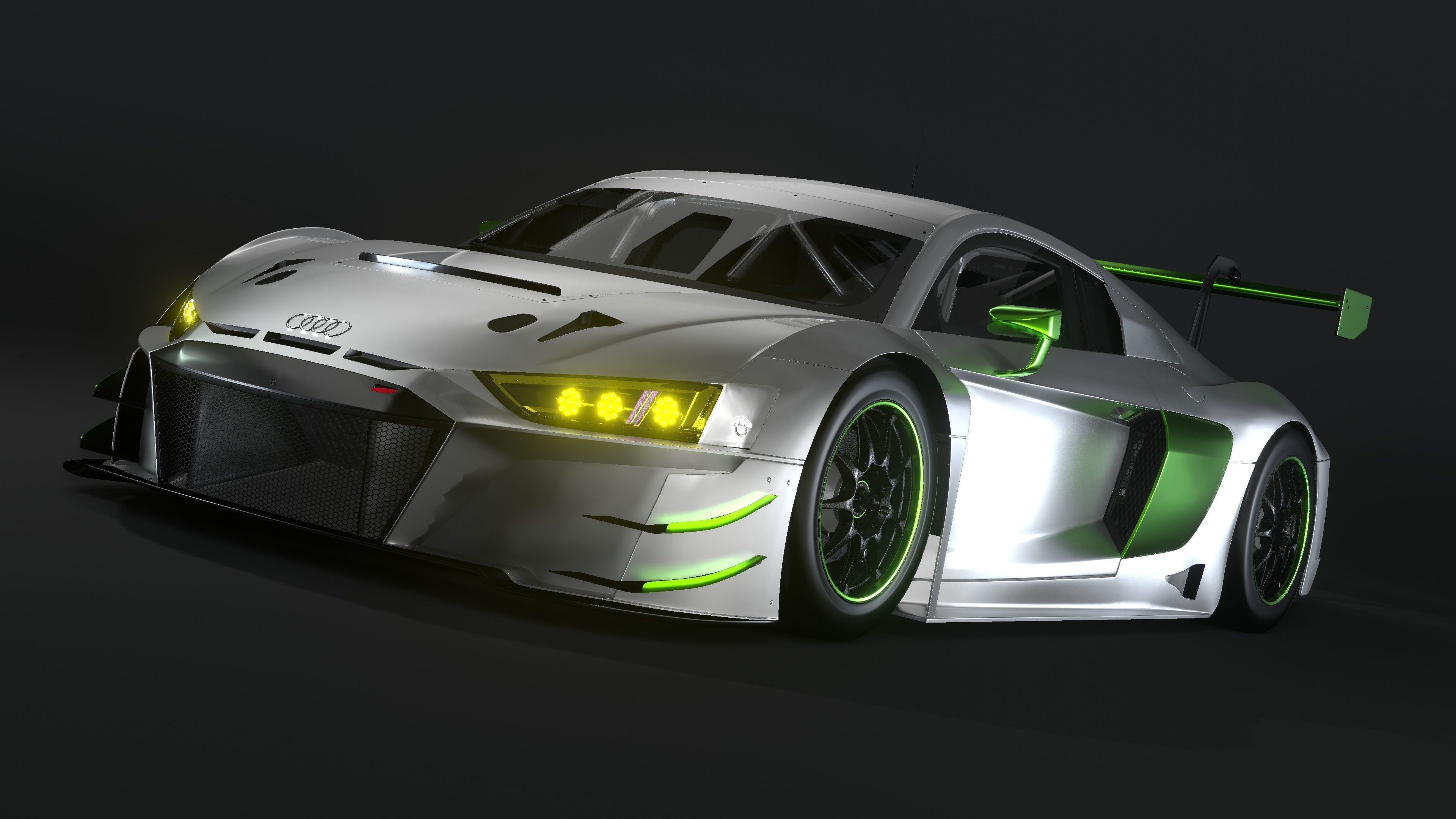 Audi R8 LMS 2019 EVO GT3 3D model_7