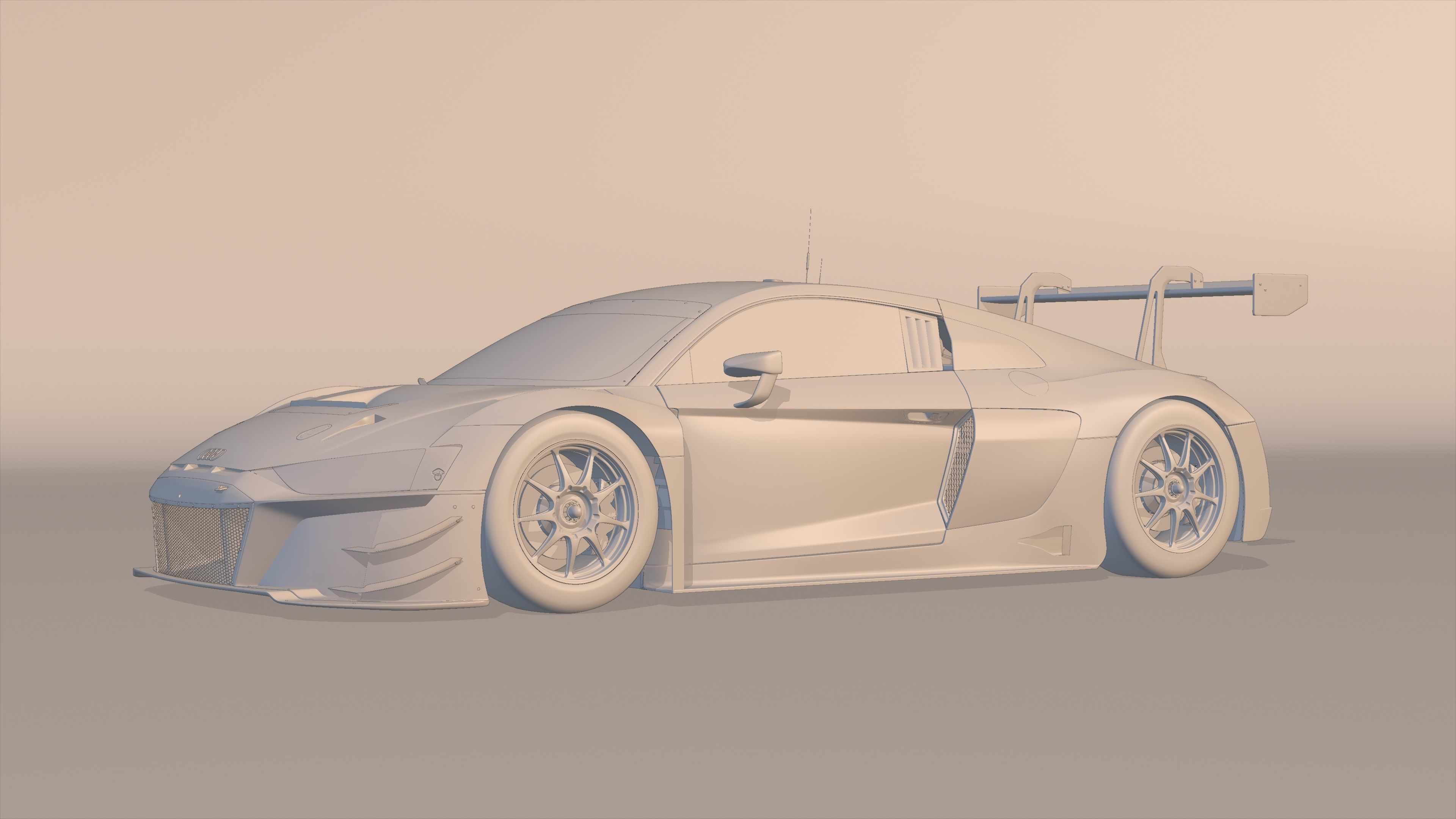 Audi R8 LMS 2019 EVO GT3 3D model_15
