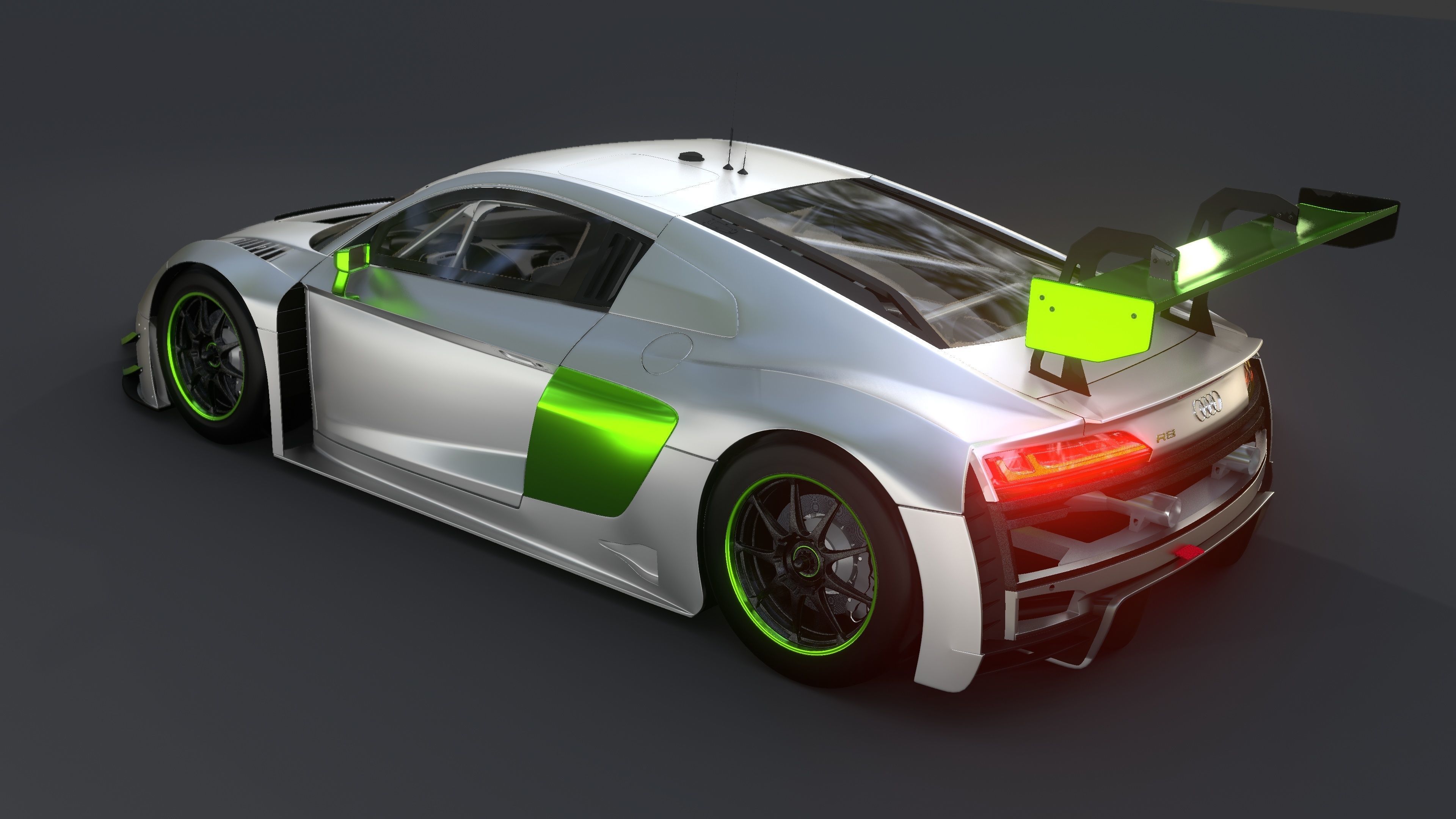 Audi R8 LMS 2019 EVO GT3 3D model_3