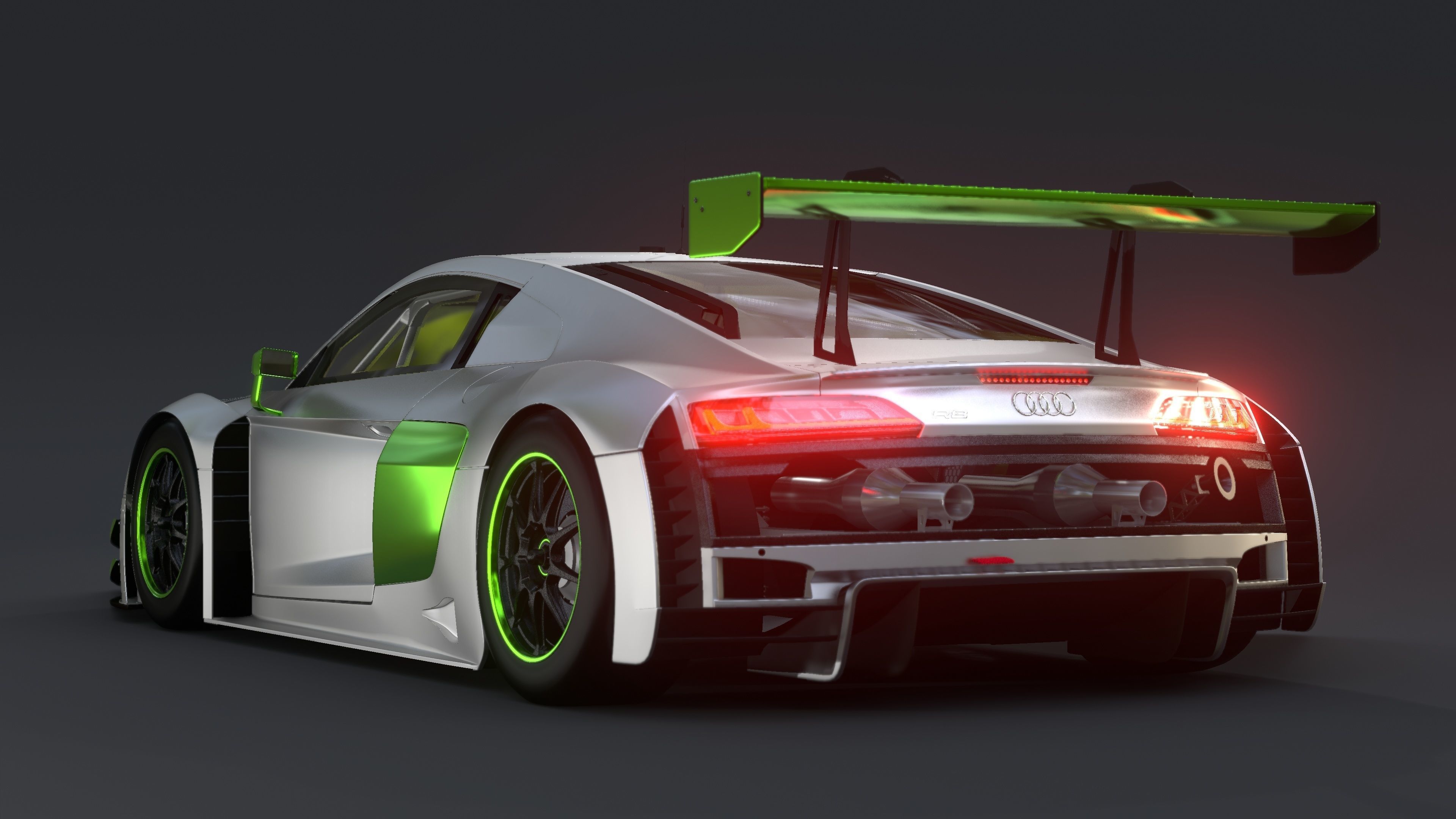 Audi R8 LMS 2019 EVO GT3 3D model_4