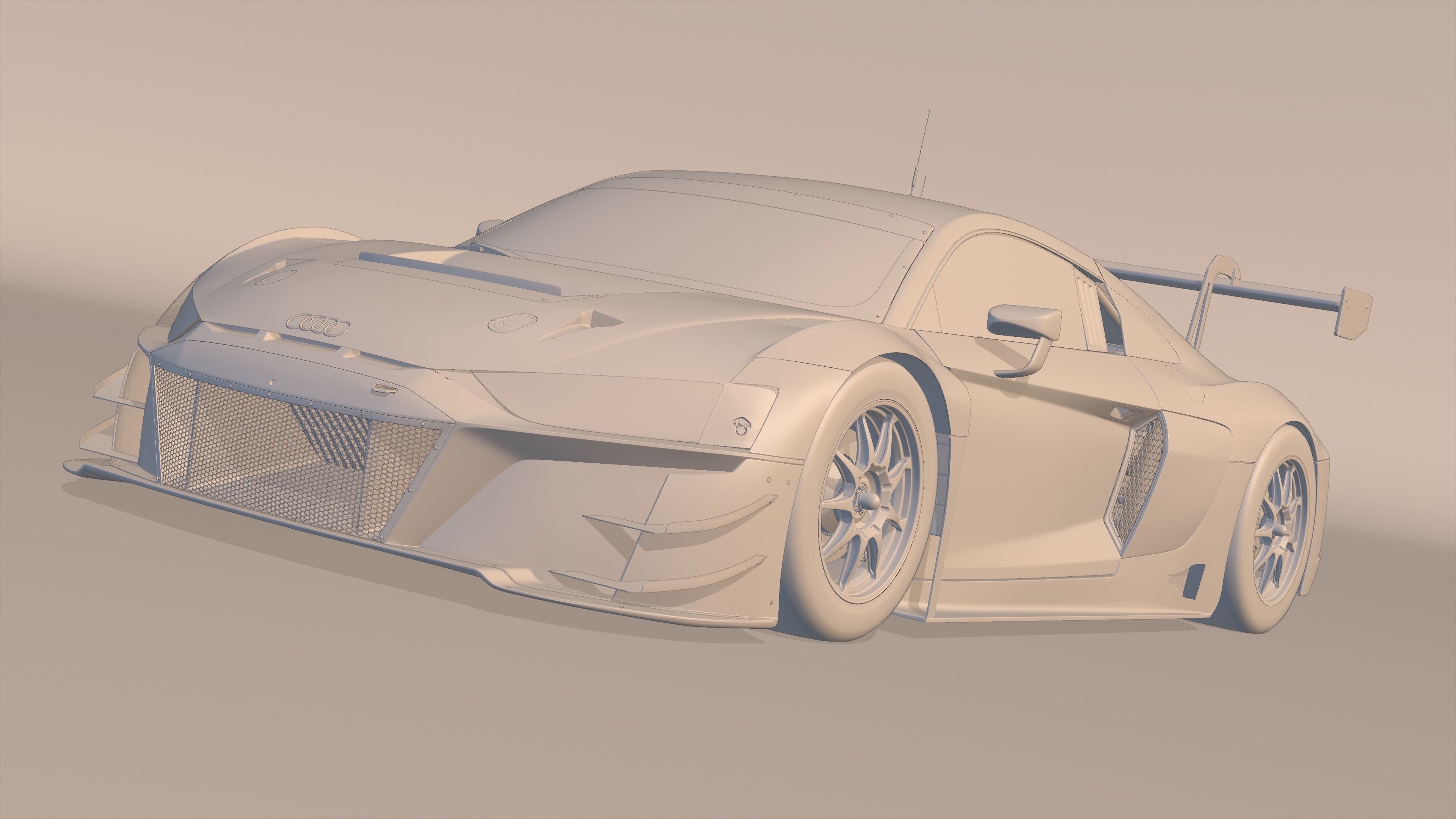 Audi R8 LMS 2019 EVO GT3 3D model_13