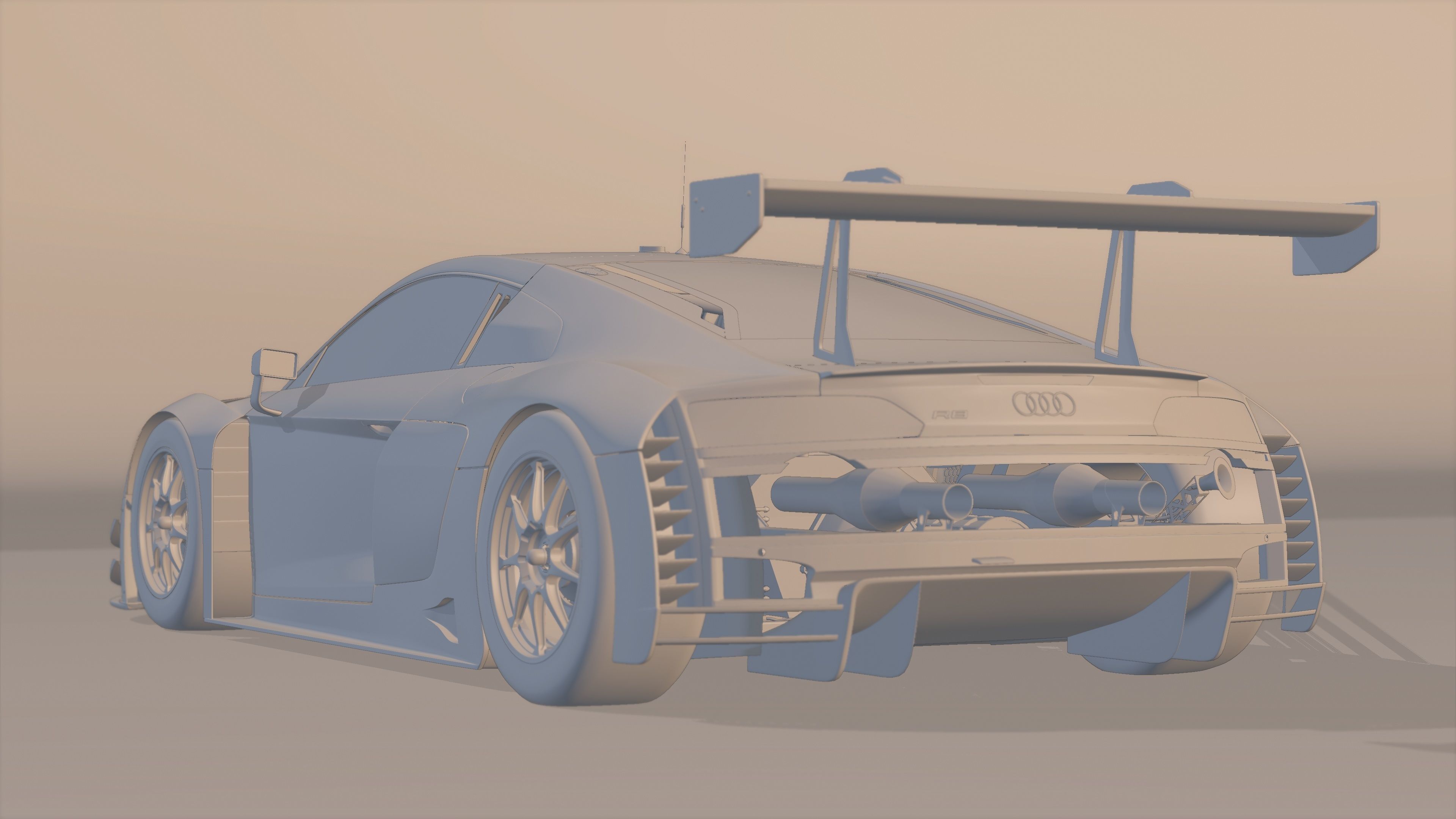 Audi R8 LMS 2019 EVO GT3 3D model_16