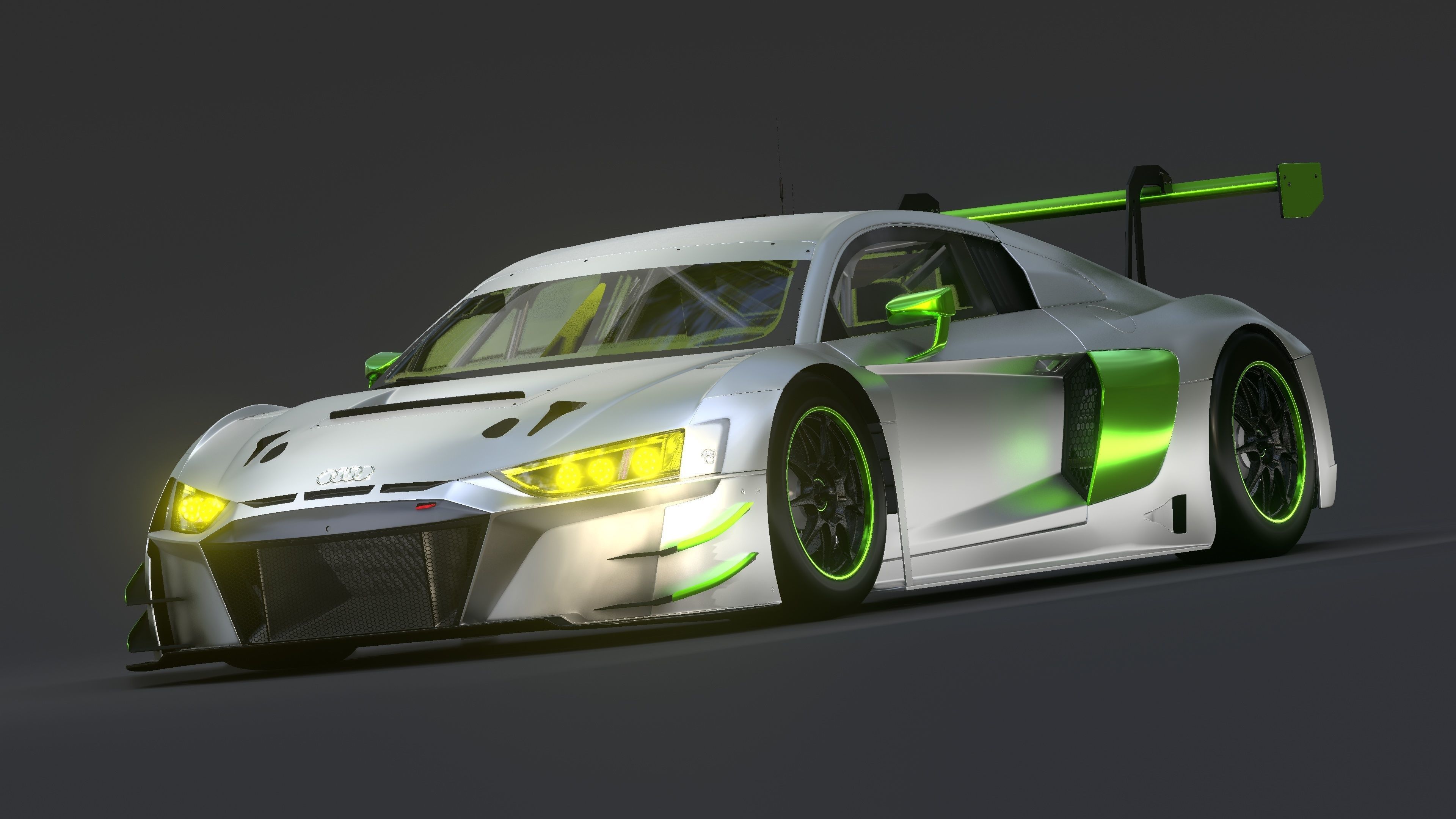 Audi R8 LMS 2019 EVO GT3 3D model_1