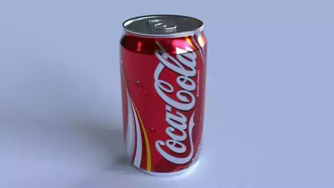 Coke Can - Low Poly Low-poly 3D model