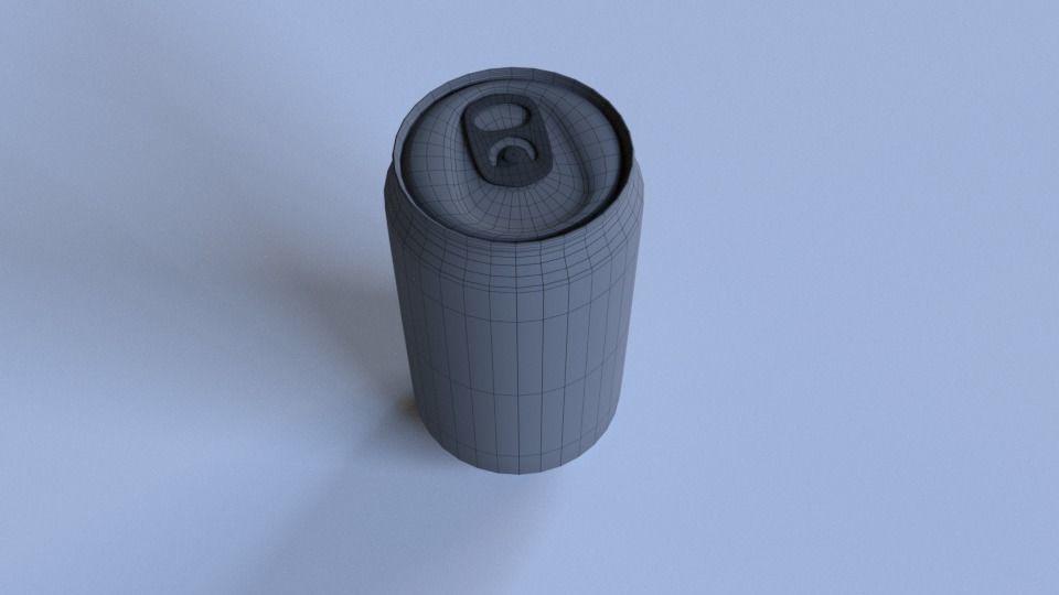 Coke Can - Low Poly Low-poly 3D model_6