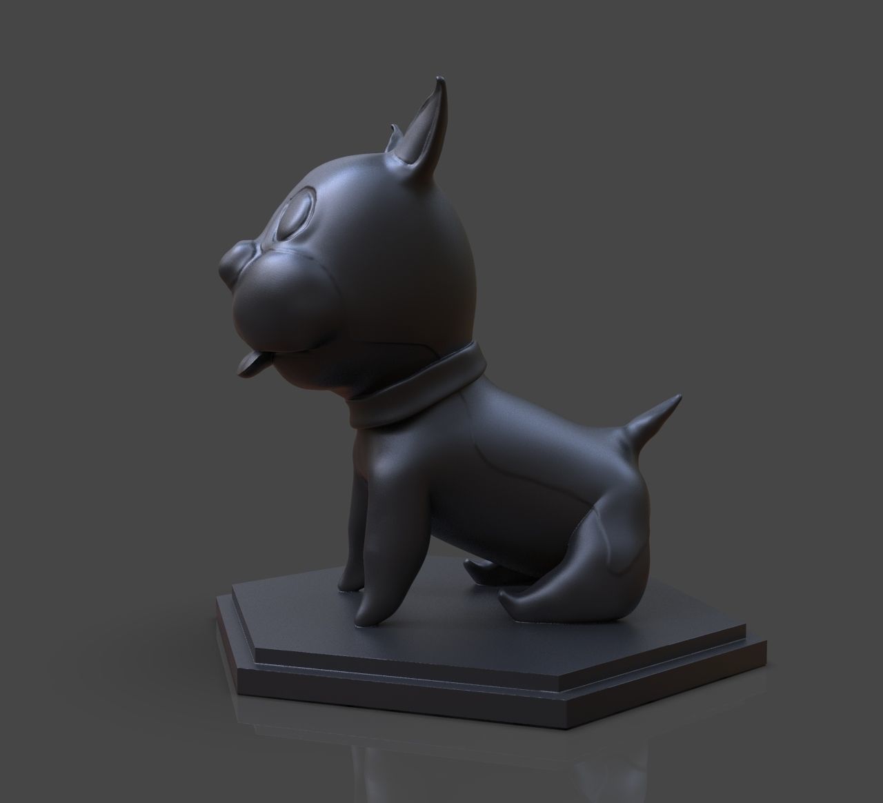 Maron The Cute Dog 3D Print 3D print model_1