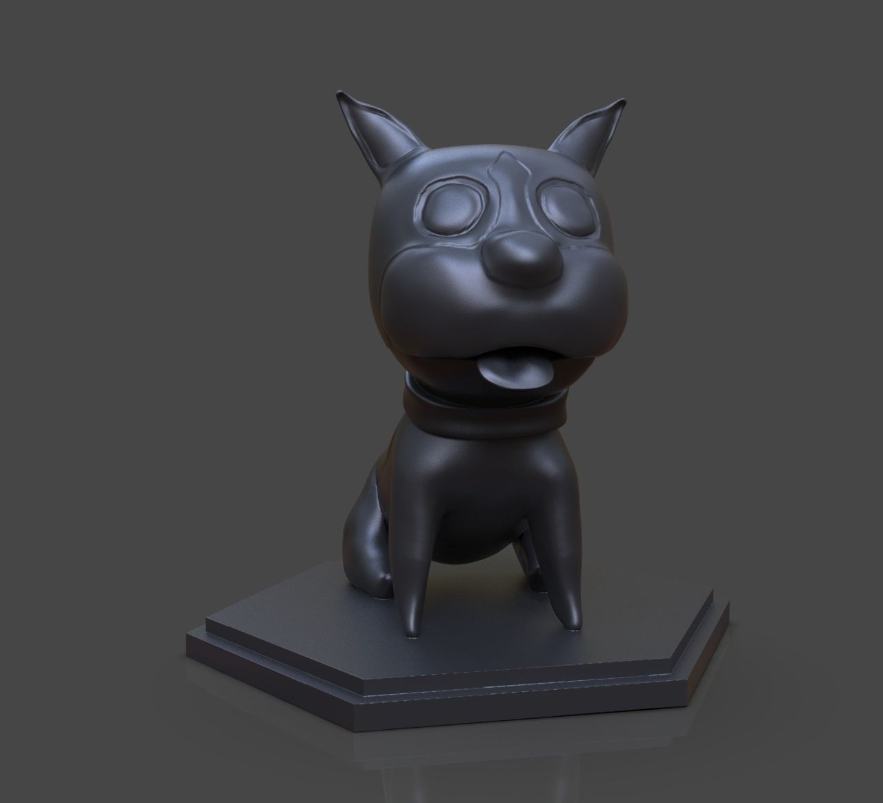 Maron The Cute Dog 3D Print 3D print model_6