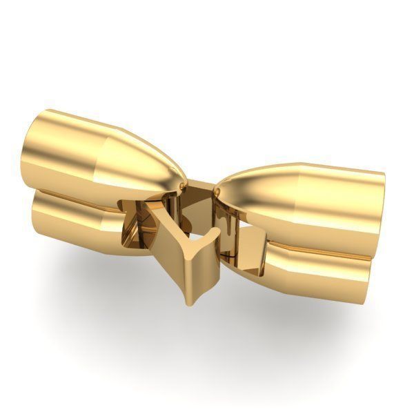 MEN LEATHER BRACELET 3D print model_4