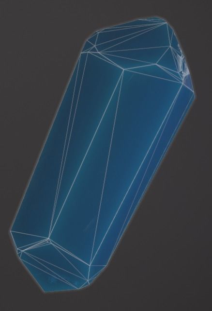 1 mineral lightblue Low-poly 3D model_6
