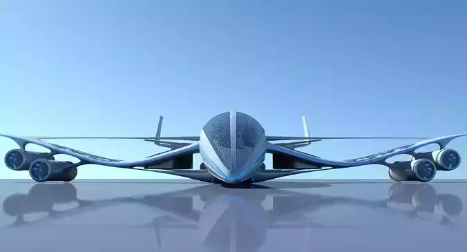 Future Airliner 3D 3D model