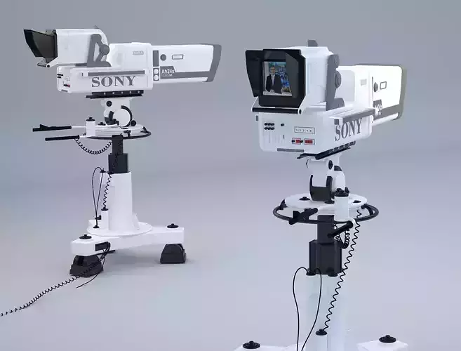 Professional SONY BVP 9000 STUDIO CAMERA 3D model