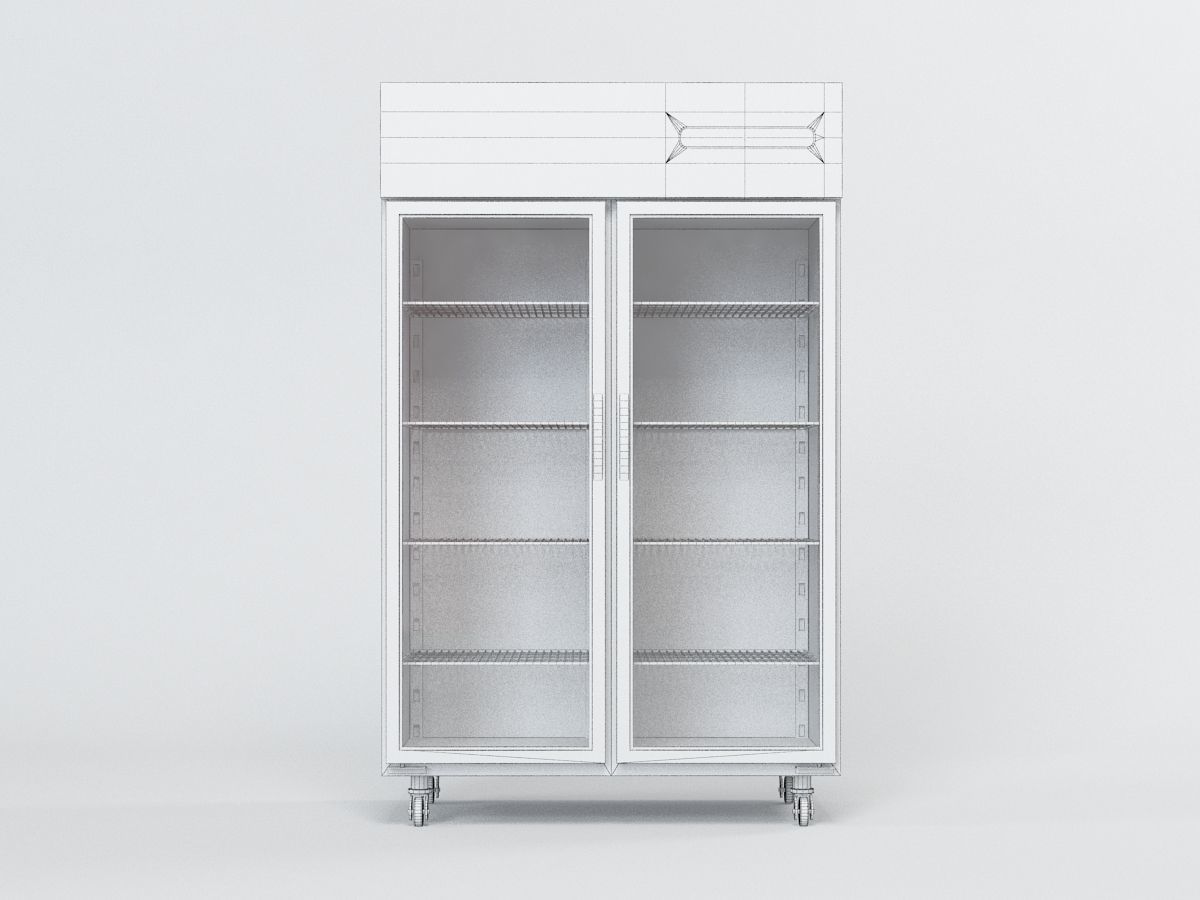 Fagor Refrigerated Display Cabinet 3D model_5