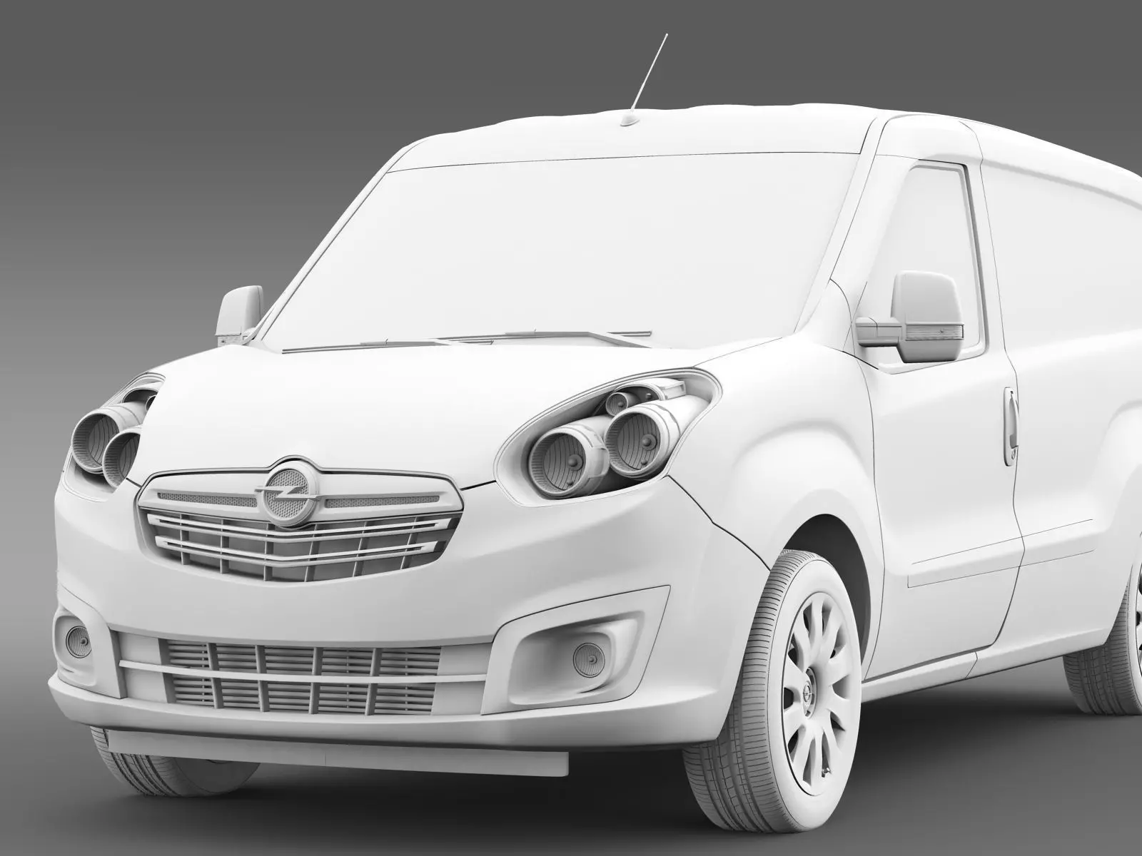 Opel Combo LWB Cargo D 2015 3D model_13