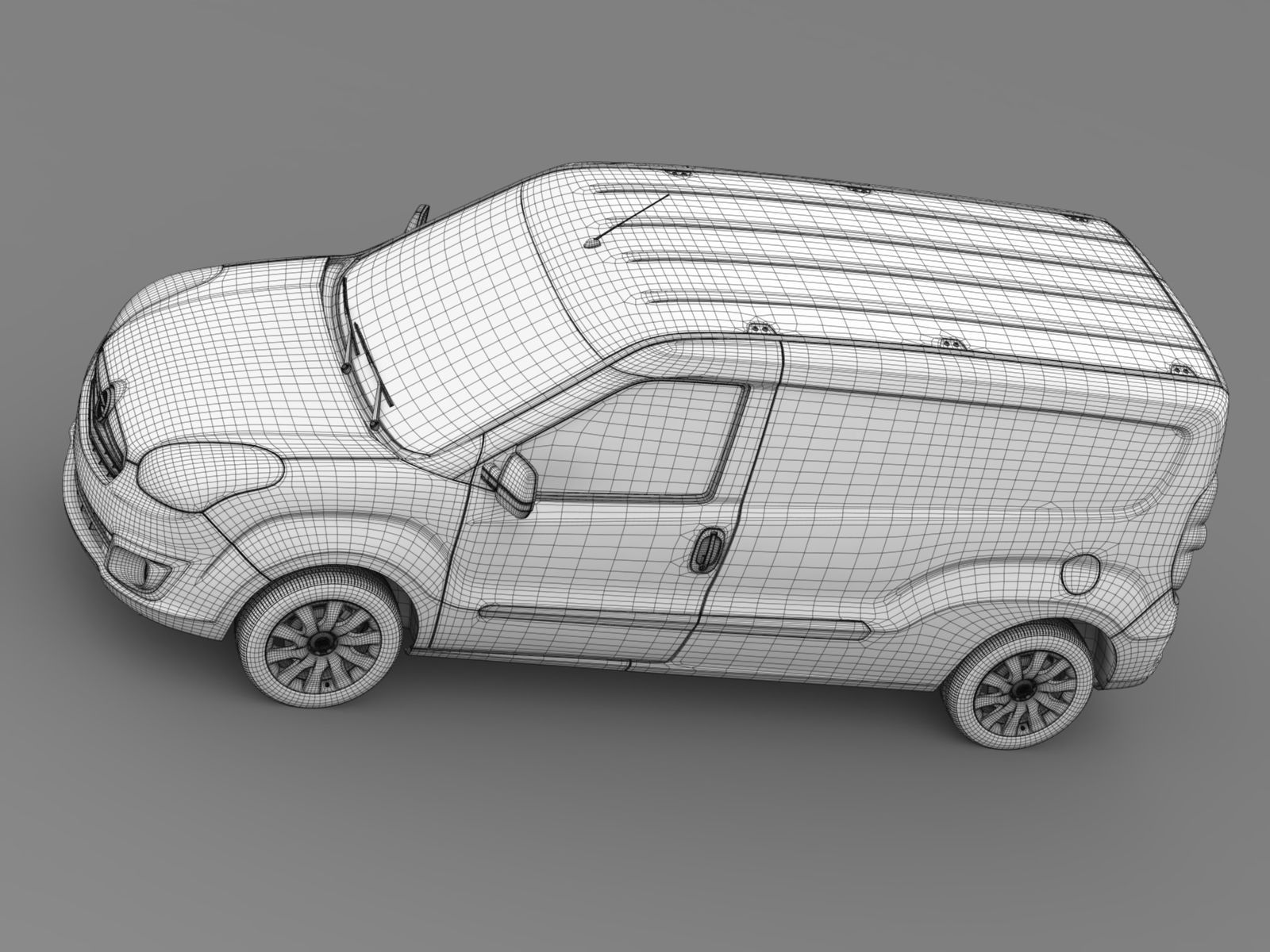 Opel Combo LWB Cargo D 2015 3D model_17