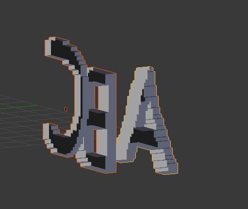 playdough cut out of the ABCs part one Free 3D model_3