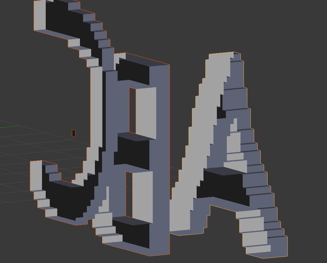 playdough cut out of the ABCs part one Free 3D model_4