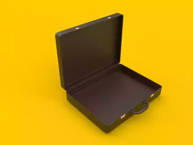 Suitcase luggage Low-poly 3D model