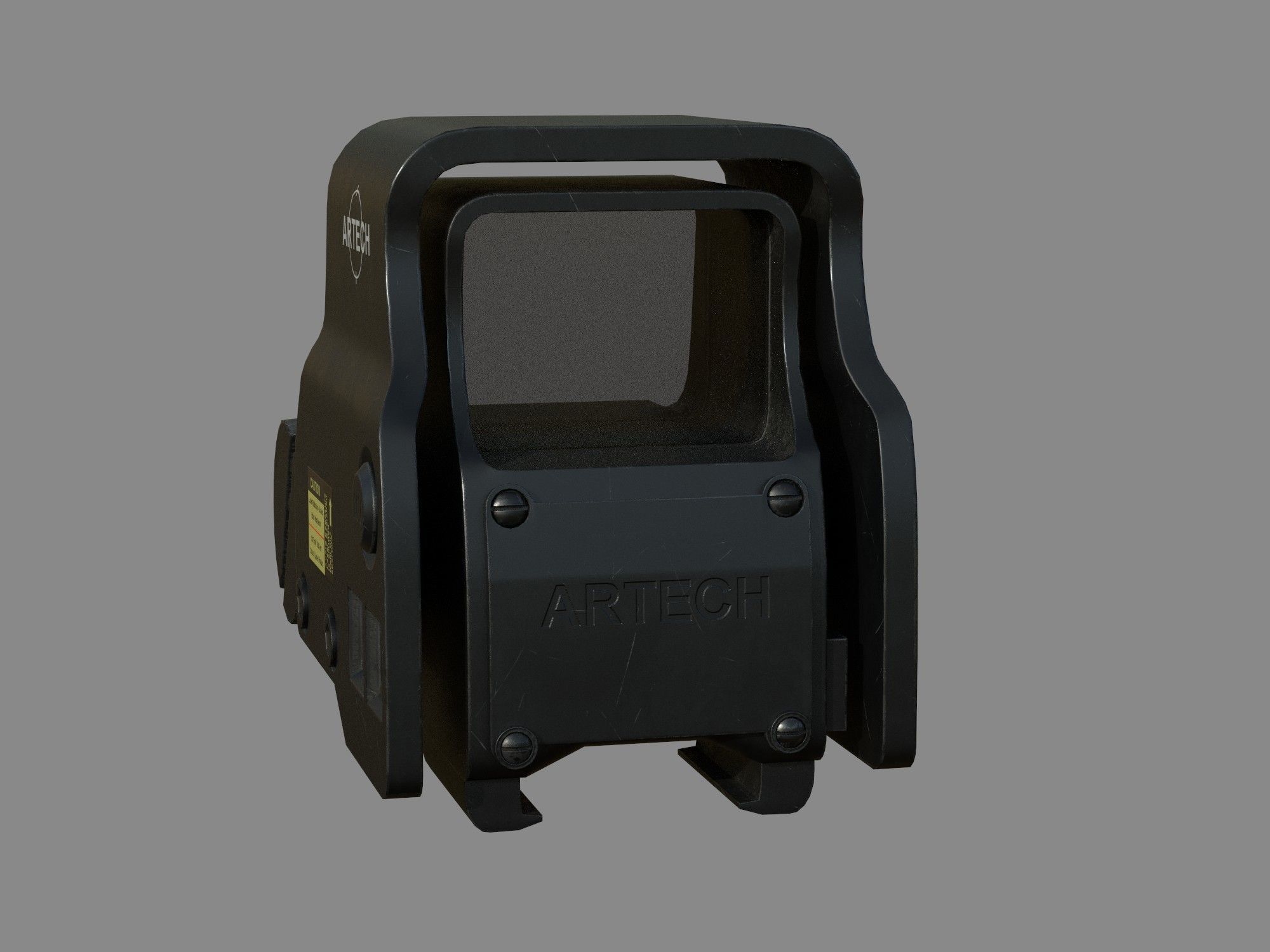 Weapon - Scope - 01 - EoTechXPS3 Low-poly 3D model_5