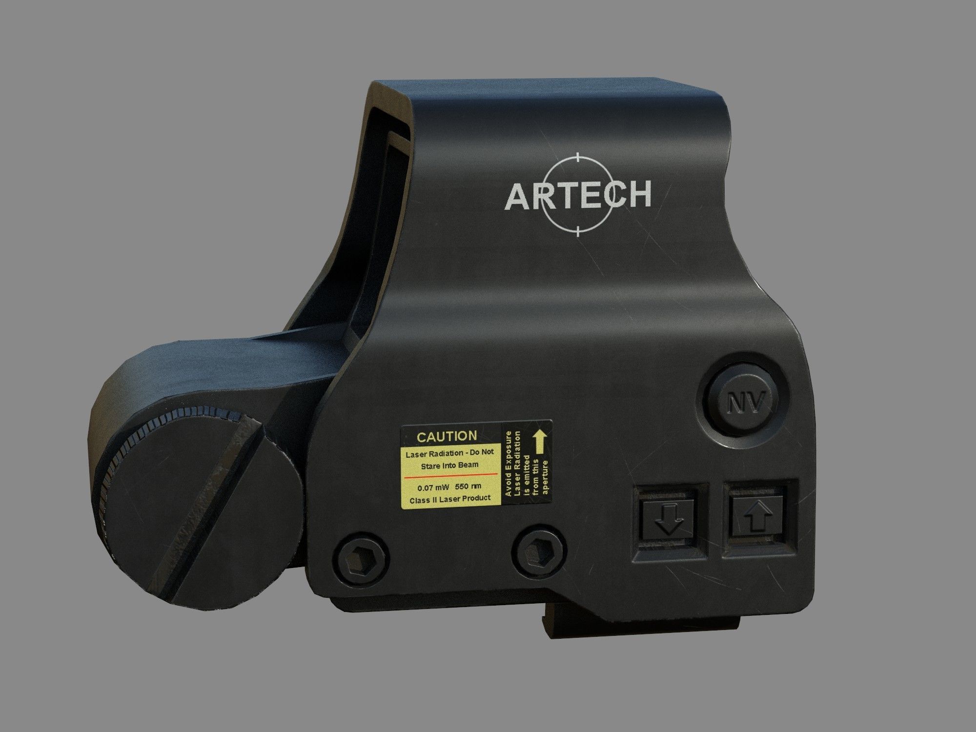 Weapon - Scope - 01 - EoTechXPS3 Low-poly 3D model_3