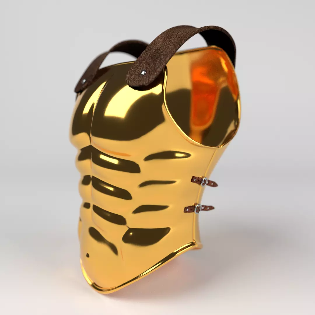 Greek Armor 3D model_0