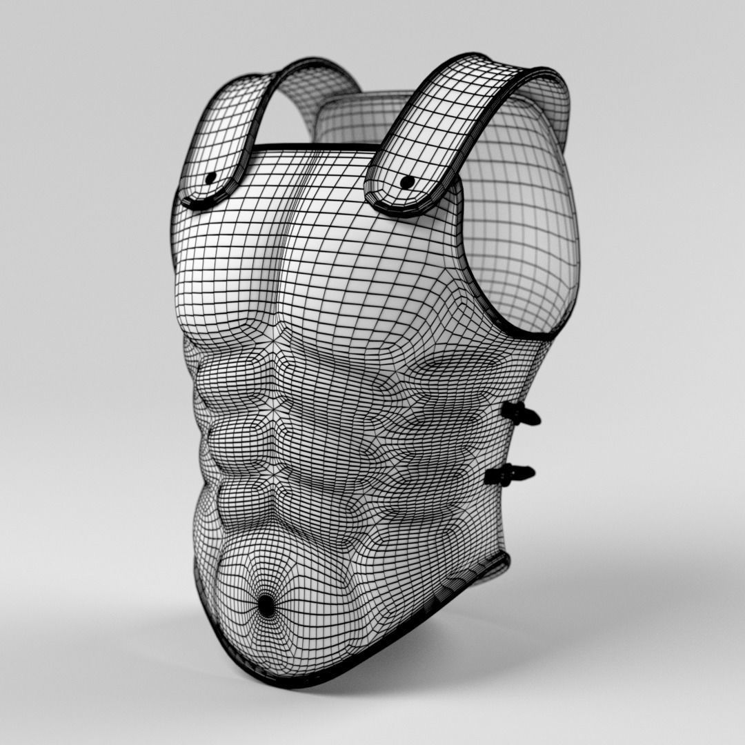 Greek Armor 3D model_6
