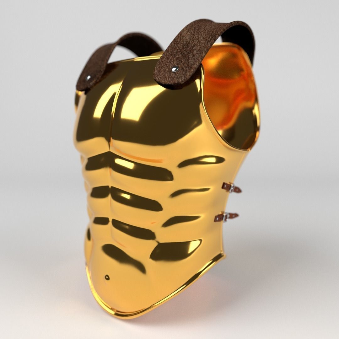 Greek Armor 3D model_2