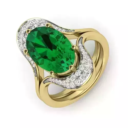 Women ring 3dm detail 3D print model