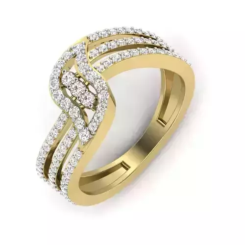 Women ring 3dm detail 3D print model