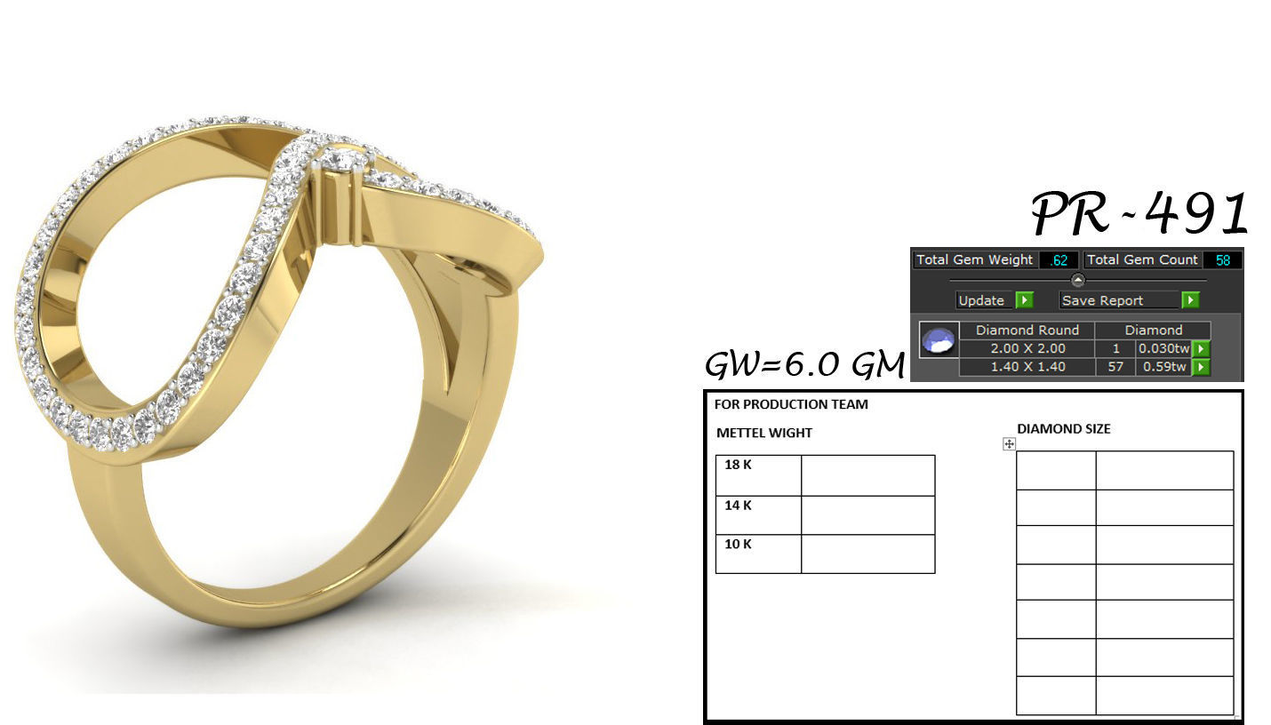 Women ring 3dm detail 3D print model 3D print model_1
