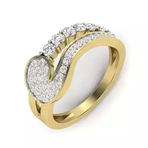 Women ring 3dm detail 3D print model