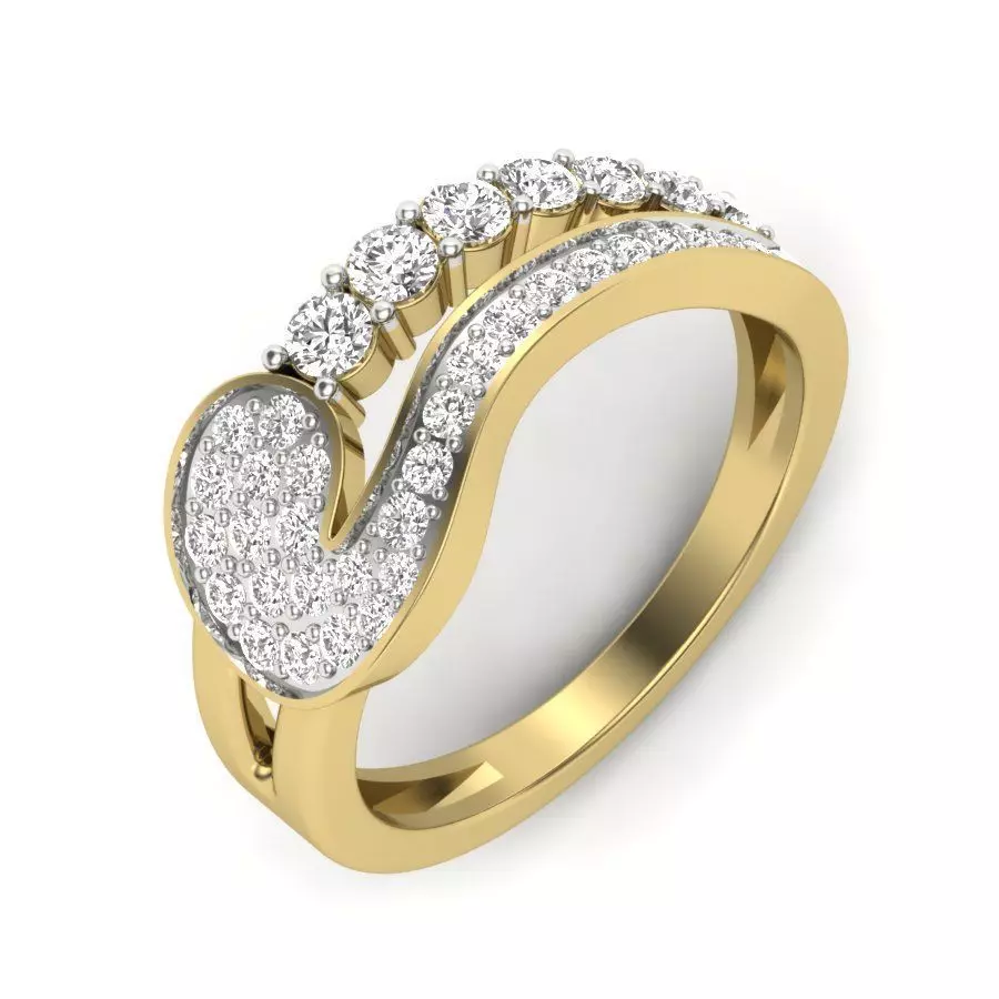 Women ring 3dm detail 3D print model 3D print model_0