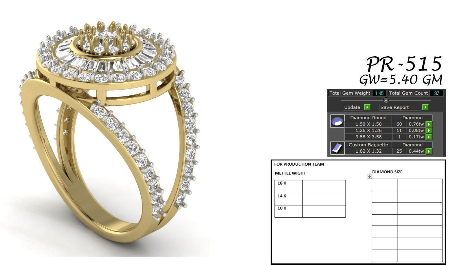Women ring 3dm detail 3D print model 3D print model_1