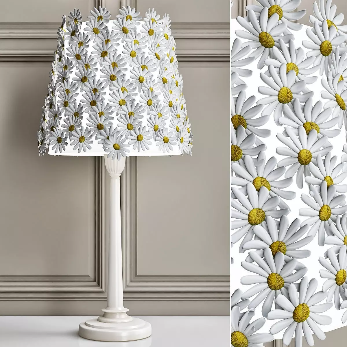 flower lamp 3D model