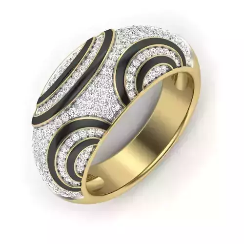 Women ring 3dm detail 3D print model 3D print model