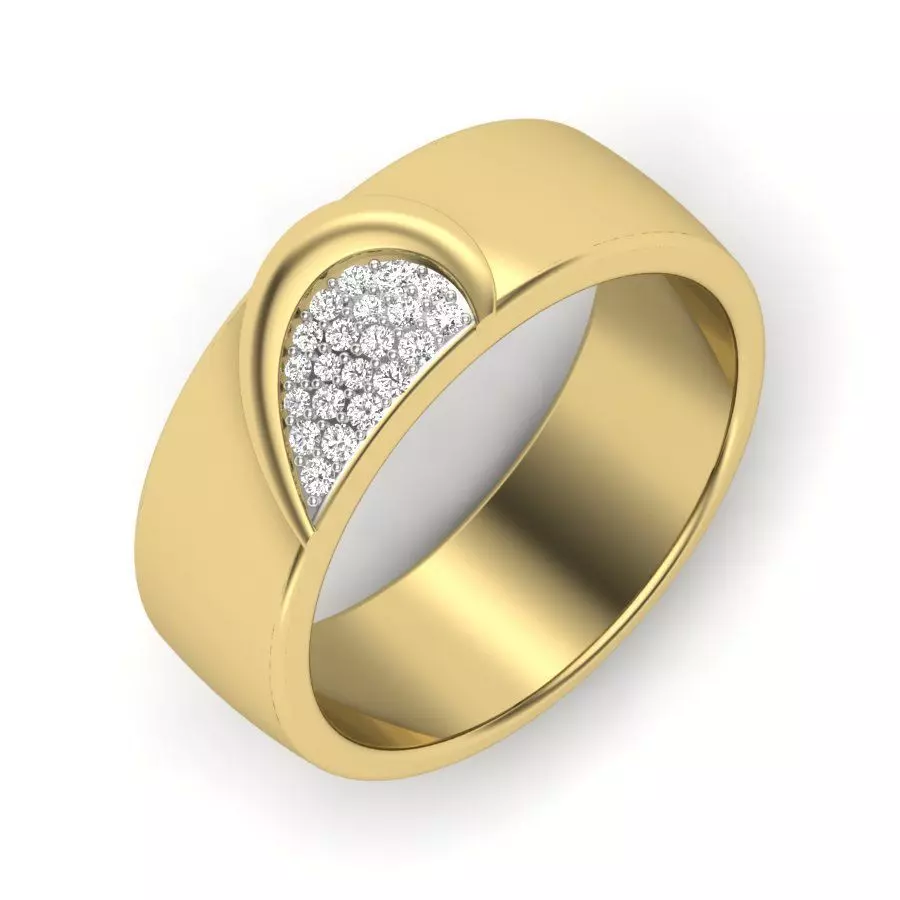 Women ring 3dm detail 3D print model 3D print model_0
