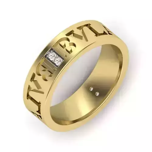 Women ring 3dm detail 3D print model