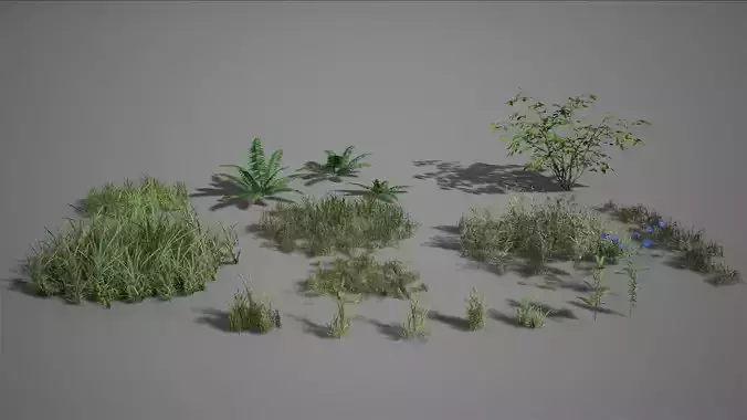 UE4 - Forest Foliage Low-poly 3D model
