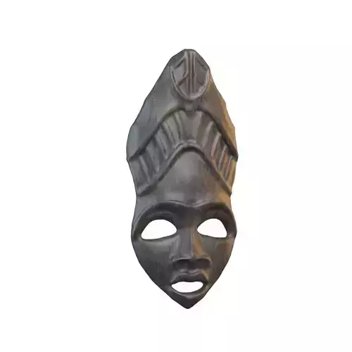 Wooden Mask 3D model