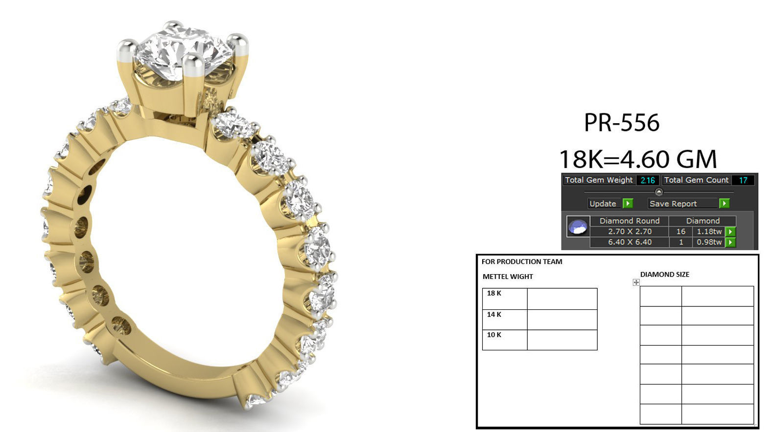 Women solitaire ring 3dm detail 3D print model 3D print model_1