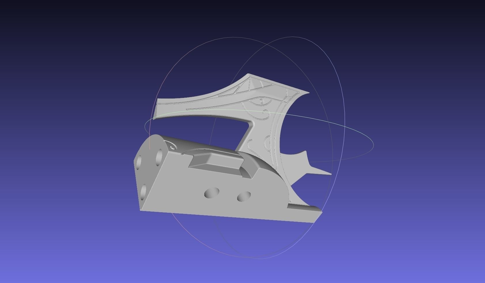 RWBY Myrtenaster Weiss Sword Guard Piece 3D print model_22