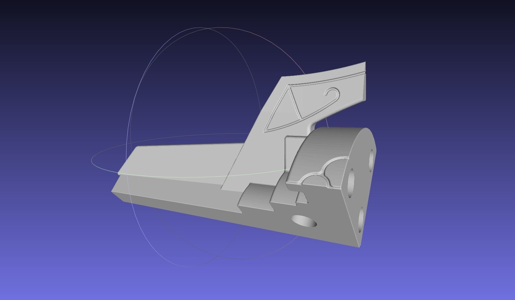 RWBY Myrtenaster Weiss Sword Guard Piece 3D print model_23