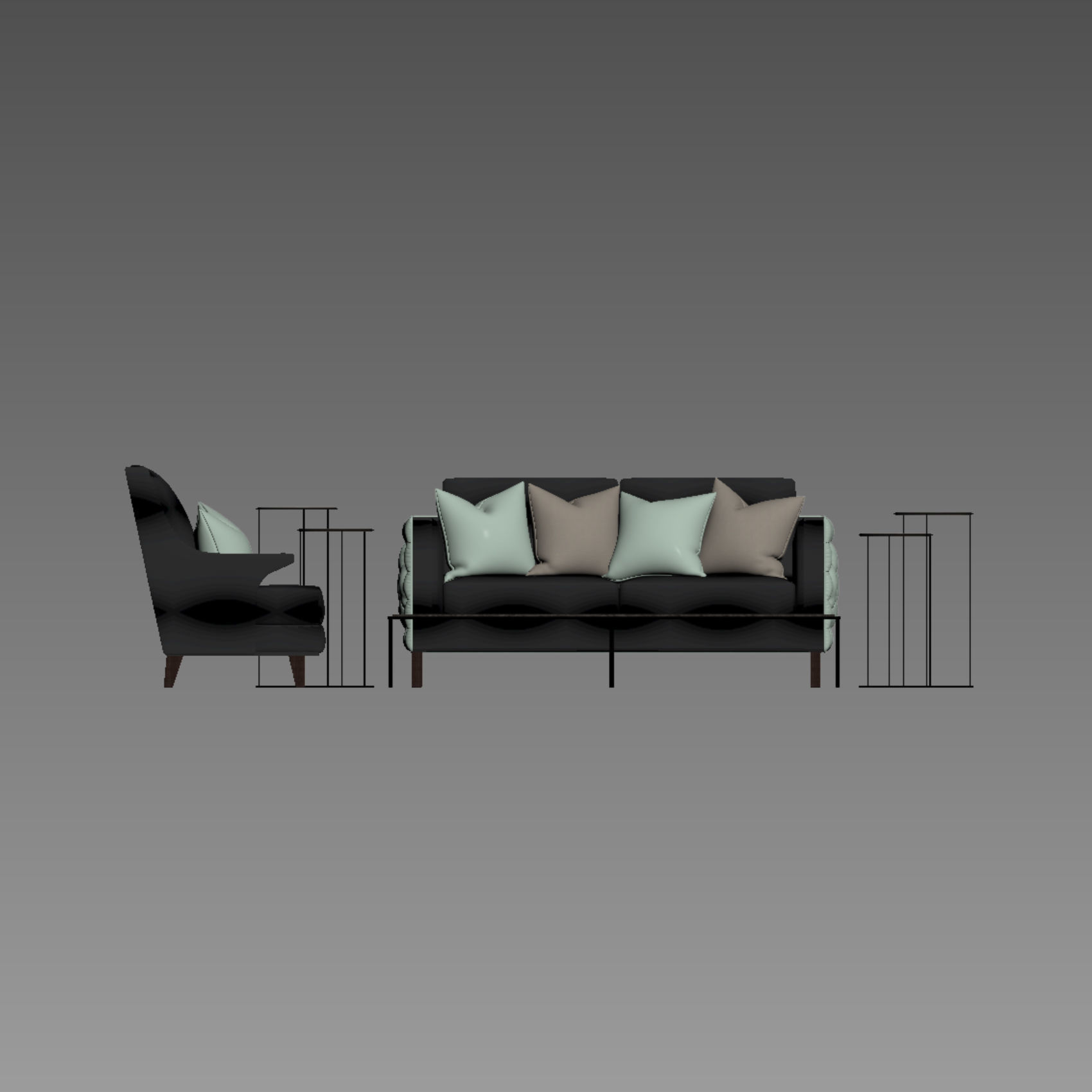 sofa2 3D model_1