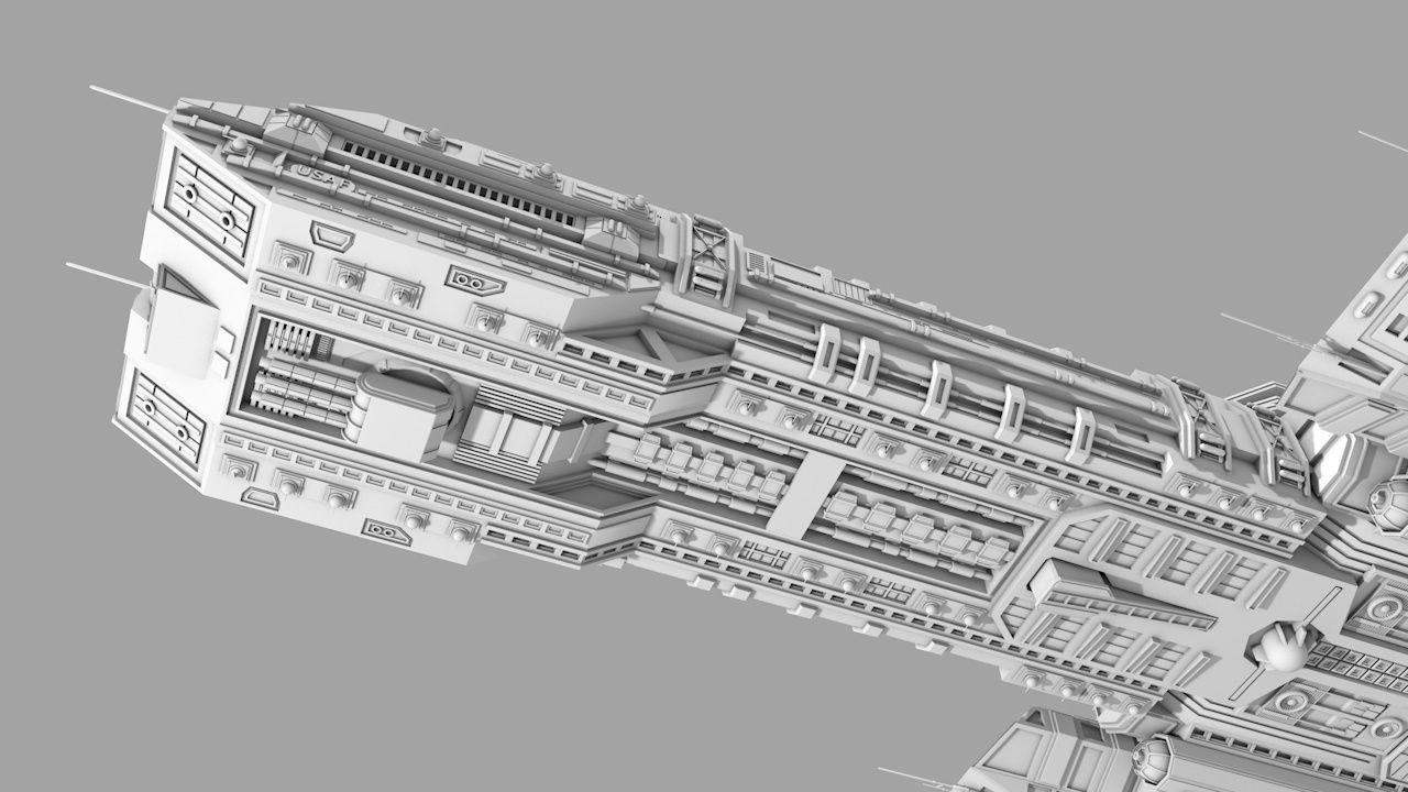 Spaceship Australis 3D model_4